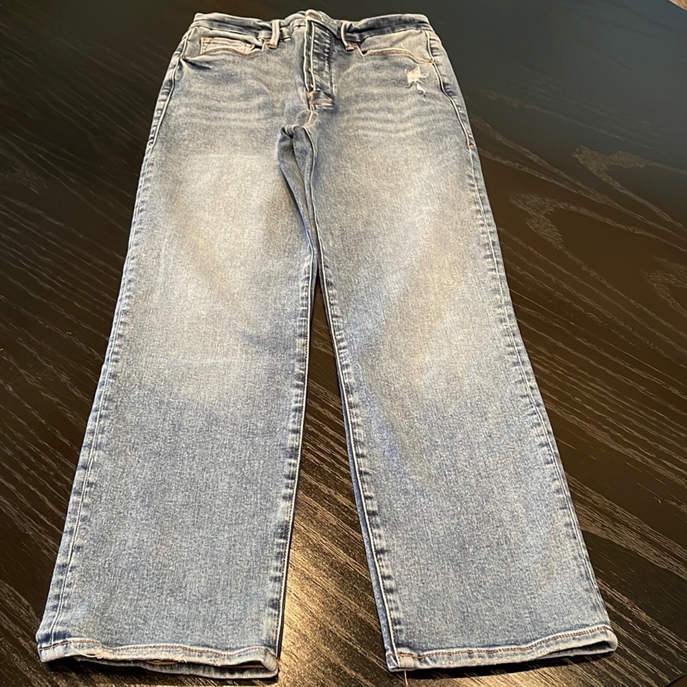 Good American Good Boy Crop Jeans